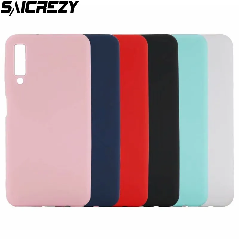 

Candy Macaron Color Case for Samsung Galaxy J4 J6 Plus J8 A7 2018 Note 9 S9 Plus Soft Matte Silicone Cover