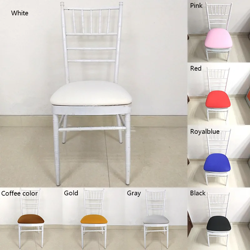 

1pcs Spandex Stretch Chair Cushion Seat Cover Home Decoration Wedding Dining Room Slipcover For Hotel Bar Stool Party Office