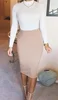 11 Colors Solid Nude Sexy Summer Bodycon Party Bandage Skirts Women 2022 White Black Beige Red Pencil Skirts 60cm ► Photo 2/6