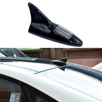 

Litanglee Car Styling Flash10 led car shark fin Antena Warning Tail Light solar energy wireless remote control Fin Roof aerials