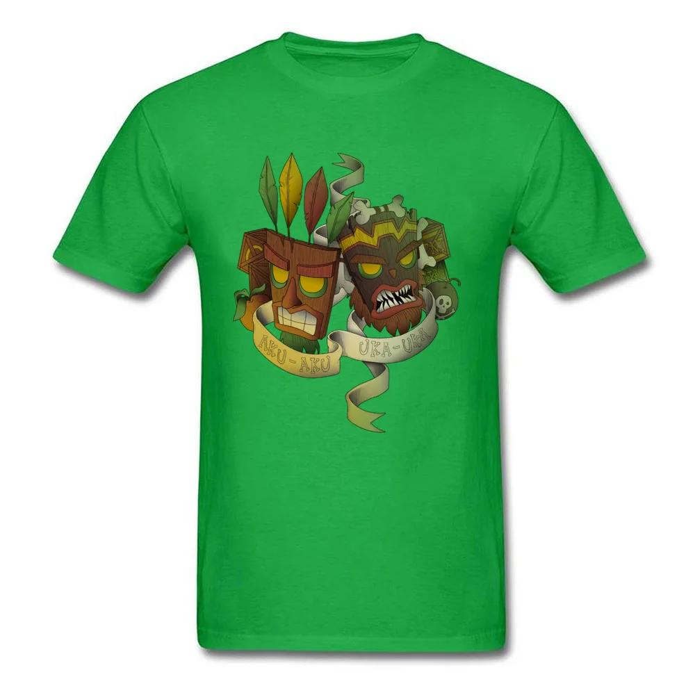 aku uka brothers 7215 Top T-shirts Short Sleeve Casual Newest Mens NEW YEAR DAY Tops & Tees Casual Tee-Shirts O Neck Pure Cotton aku uka brothers 7215 green