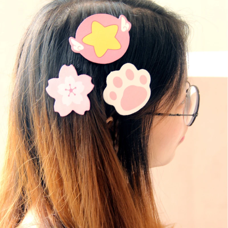 

Unikiwi Cute Magic Posted cartoon Hairdressing fixed Seamless Affixed Bangs Paste Hair Fringe Hair Pad.T-0061