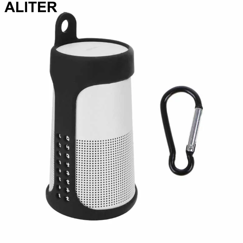 

Protective Cover Silicone Case Storage Bag Shockproof Anti-Slip Portable for Bose Soundlink Revolve Wireless Bluetooth Speake'r