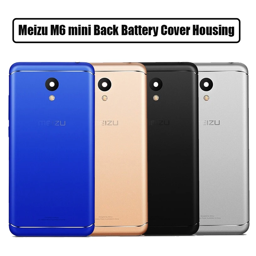 Meizu M6 Mini 5 2 официальный оригинальный металлический чехол для mini задняя крышка