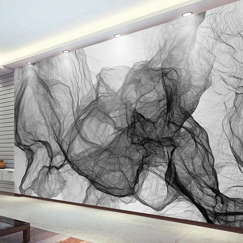 Téléchargement gratuit Images Papier Peint Mural Personnalise Pour Murs 3d Moderne Mode Noir actualisé salutations