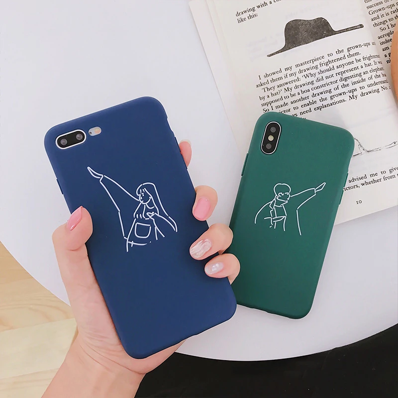 GlamPhoneCase милый чехол для телефона влюбленных мальчиков и девочек iphone X мягкий