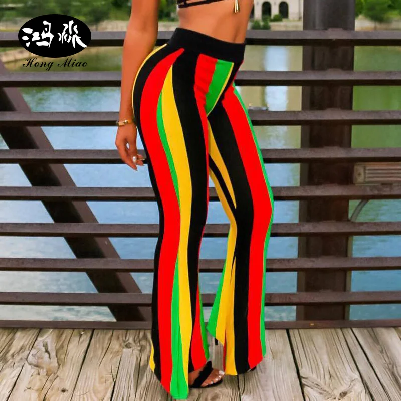 rainbow stripe trousers