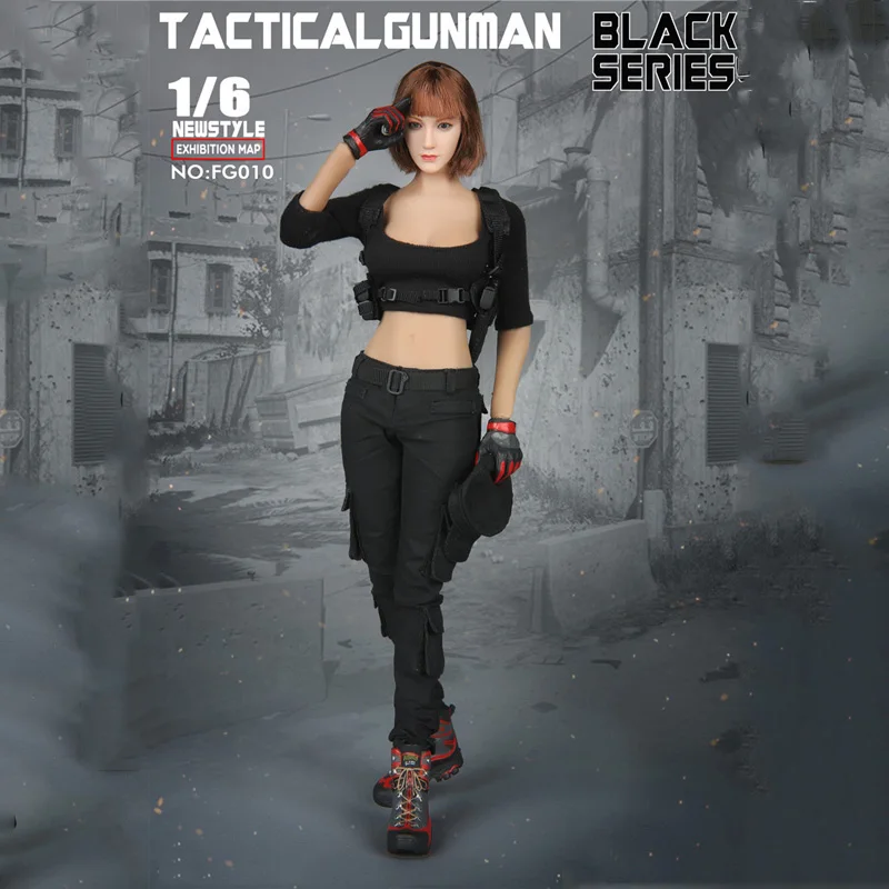 1/6 женский костюм для стрельбы FG010 F Phicen Body Suntan Color Skin 12 дюймов PH экшн фигурка