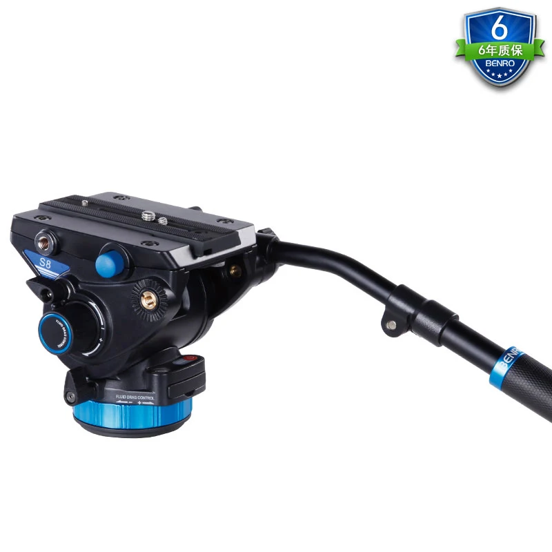 

Benro S8 camera Video Heads Aluminum Hydraulic Head For Video Tripod For Bird Watching EU duty free