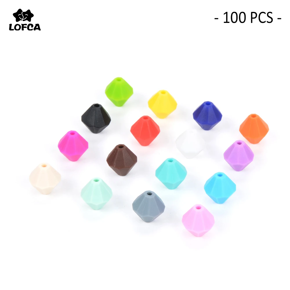 Buy 100pcs/lot Diamond Silicone Beads For Silicone