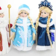 30 см русская Реалистичная кукла реборн Девочка Рождественский подарок украшение дома Санта Клаус Снежная принцесса фигурки игрушки подарки