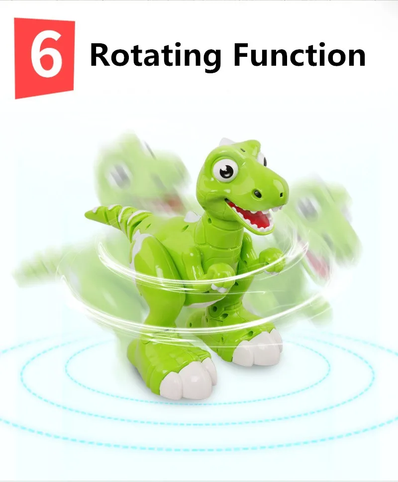 Новейший умный пульт дистанционного управления электрический индукционный следящий интересный динозавр 34 см спрей ручная Индукционная
