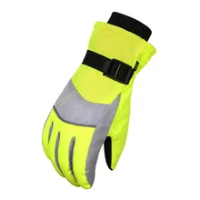 Зимние перчатки для катания на лыжах, спорта, сноуборда, лыж, теплые перчатки, зимние перчатки для езды на мотоцикле, езды на велосипеде, анти-30 градусов, для молодых мальчиков и девочек