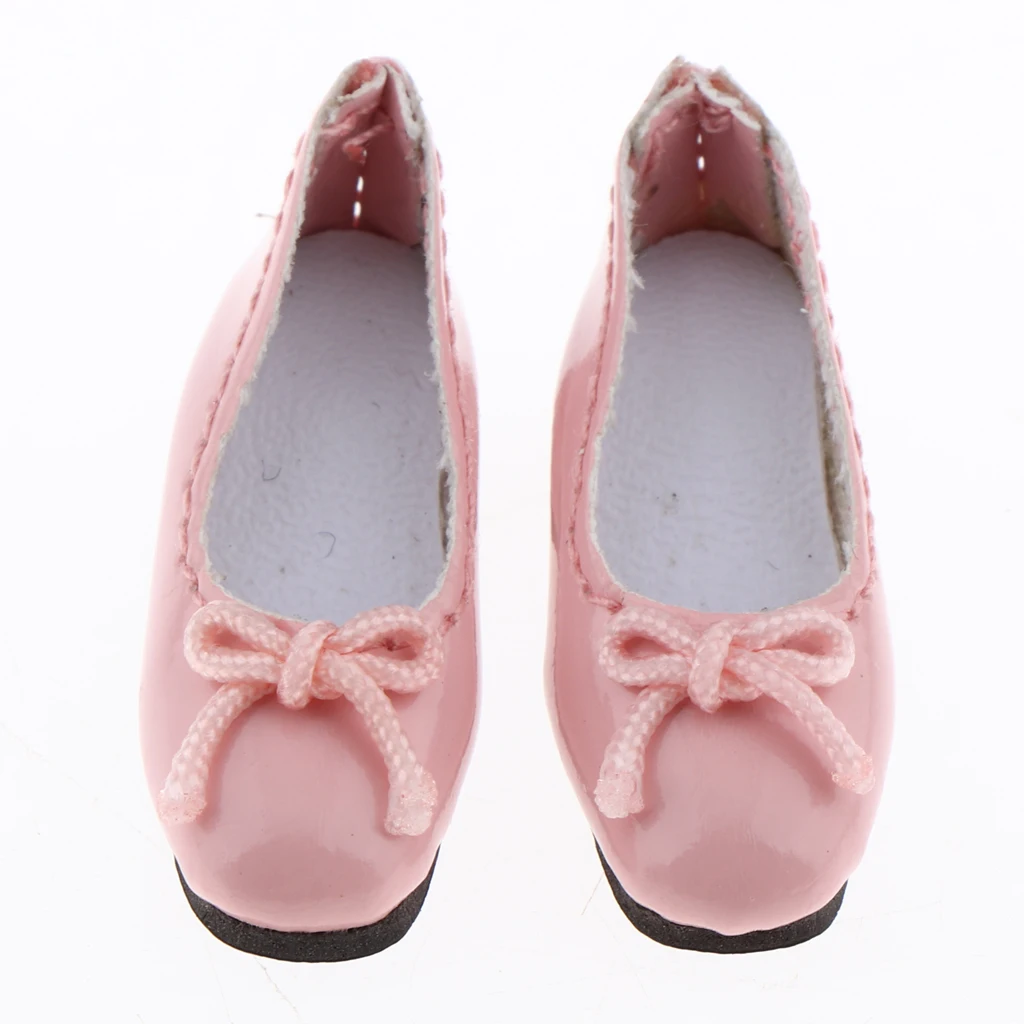 1/6 BJD Cute Princess Leather High Heel Shoes Leisure Clothes for Blythe Dress Up Accessory