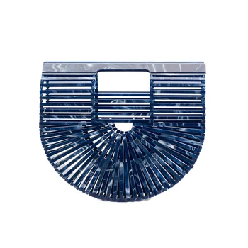 

Bag for Women 2019 New Acrylic Handbag Holiday Beach Hollow Bag Clutch Bag Acrylic Basket Bolsa Feminina