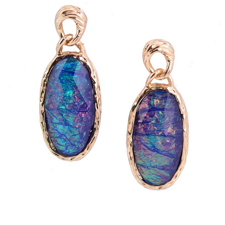418 Gorgeous Women European 18KG Plated Fashion Water Drop Gem Earrings TH-E444 | Украшения и аксессуары