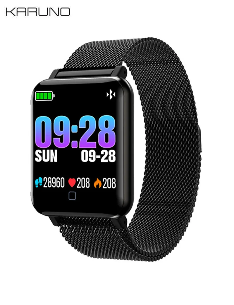 

KARUNO N98 Color Smart Watch Waterproof Smart bracelet Blood Pressure Heart Rate Smart Wristband Fitness Tracker Smart