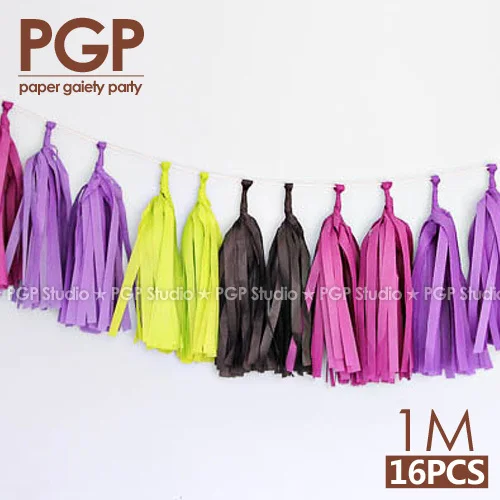 Pgp 100cmpurple Green Black Tissue Paper Tel Garland Pgp 100cmpurple Green Black Tissue Paper Tel Garland Spider Witch Wedding
