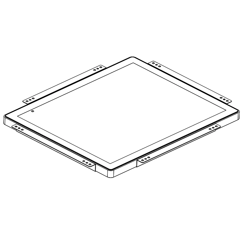 US $234.13 19 IP65 surface waterproofLCD Industrial Touch Monitors PCAP touch screen 10 Points Open Frame touch display 12801024
