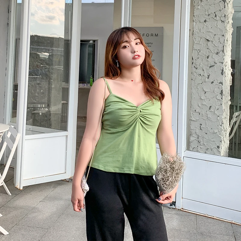 

New fashion plus-size women's summer jacket with v-neck sleeveless Korean version 2133