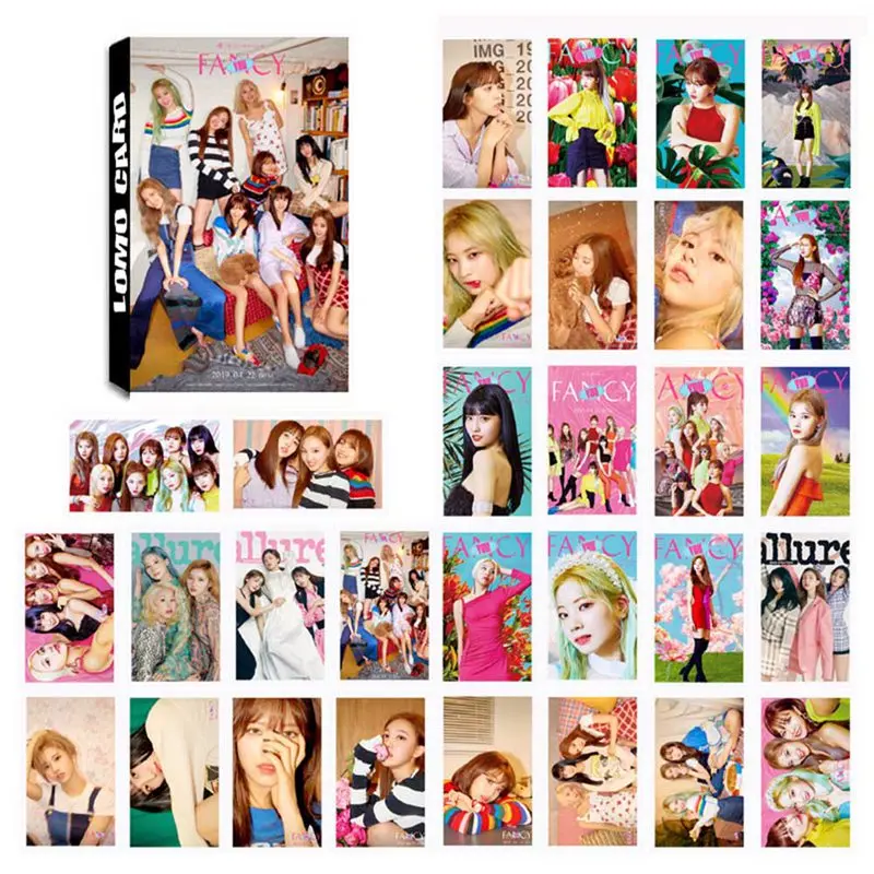 

30Pcs/Set Twice Fancy You Paper LOMO Card HD Photocard Paper Photo Card For Fans Collective Gifts