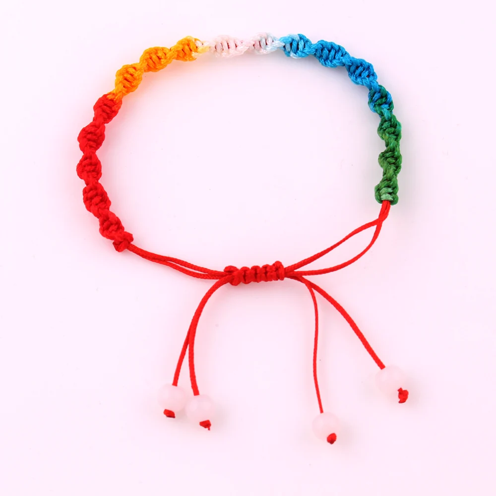 Simple Style Classic Lucky Chinese Braided Red rope rosary bracelet