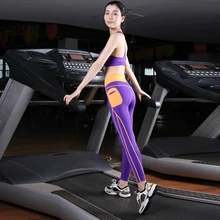 Professional Sports Suit Gym Fitness Yoga Runing Set Women’s Tracksuit Shockproof Push Up Bra+ Sweat Wicking Elastic Leggings