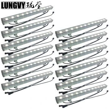 

Free Shipping 12pcs/Lot 2in1 Warm White And Cold White Outdoor Garden Led Wall Washer Stage Light 36x3w Up Down Led Wall IP65