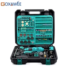 GOXAWEE 130W Dremel Style Variable Speed Electric Rotary Tool Electric Mini Drill Grinder with Accessories Power Tools