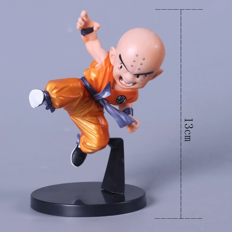 Anime dragon ball action figure 13cm Super Saiyan Krillin action figure