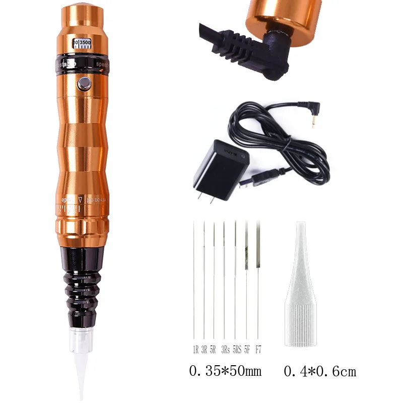  New Dermografo Universal Permanent Makeup Tattoo Eyebrow Lip Pen Machine Rotary Tattoo Gun Kits