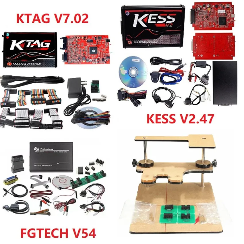 Kess V2 V5.017 V2.47 fgtech V54 программатор блока контроля окружающей среды ECU KTAG BDM Адаптеры KESS KTAG BDM рамки bdm100 ПРОГРАММАТОР KTAG V7.02 KESS V2.47 - Цвет: SHOW AS THE PHOTO