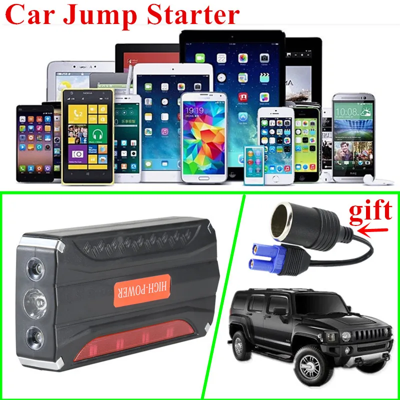 Starting Device Car Jump Satrter 12V 600A Pack Portable Power Bank Car Charger for Car Battery Booster Buster Petrol Diesel Mini Starting Device Car Jump Satrter 12V 600A Pack Portable Power Bank Car Charger for Car Battery Booster Buster Petrol Diesel Mini