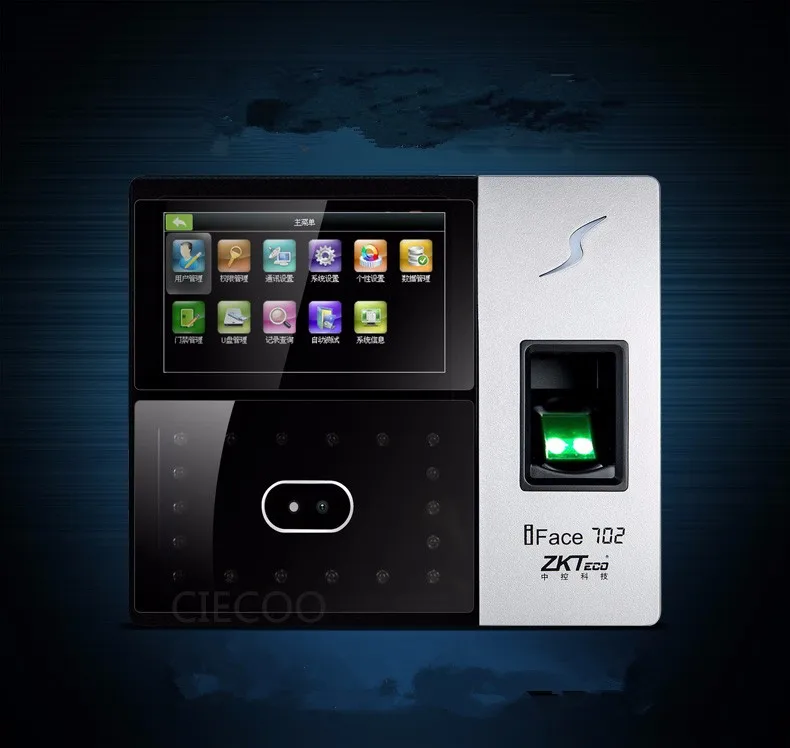 ZKsoftware IFACE 702 биометрический считыватель лиц и отпечатков пальцев посещаемость
