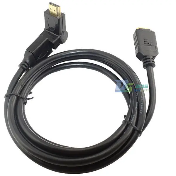 Danspeed 1.8 м 6ft HDMI мужчина 360 градусов вращения поворотный женщин Удлинительный кабель AV для 1080 P HDTV