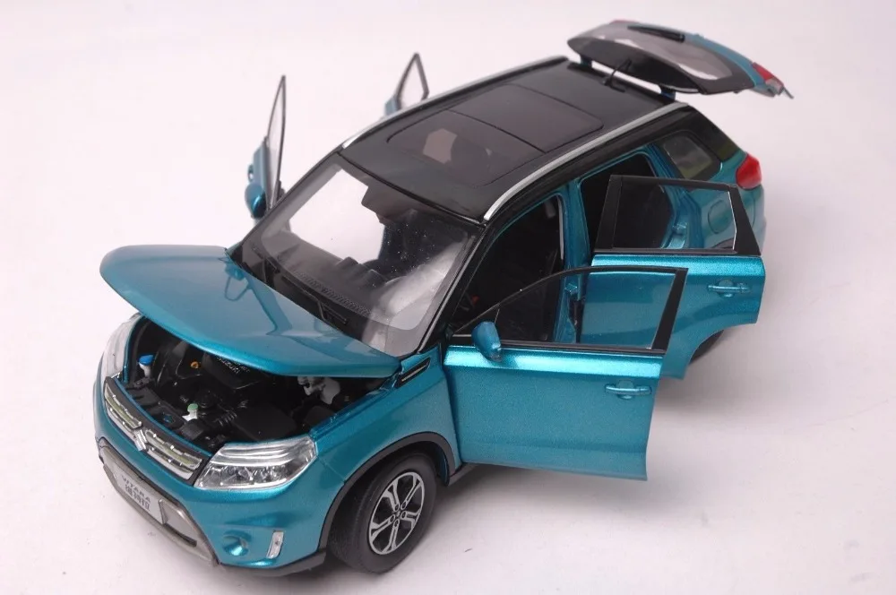 1:18 литая модель для Suzuki Vitara синий внедорожник игрушечный автомобиль миниатюрная Коллекция подарков Gran