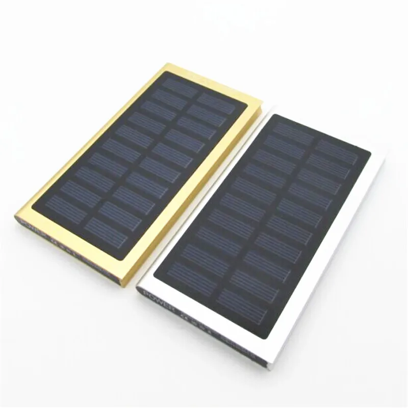 

10pc Solar Power Bank Ultra-thin books charger nesting accessories diy box shell External Charger 20000mah for Digital product
