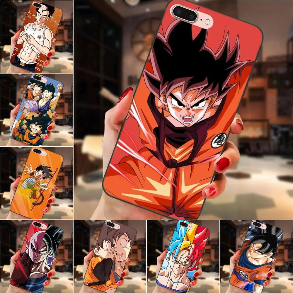

Cartoon Dragon Ball Z Goku Eating Soft TPU Coque For Apple iPhone 4 4S 5 5S SE 6 6S 7 8 Plus X XS Max XR