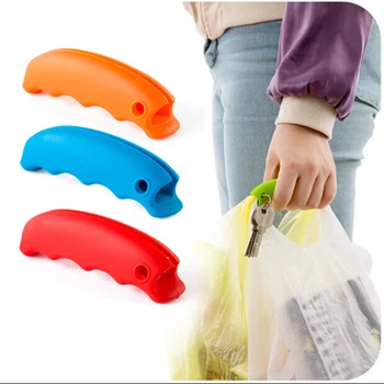

10pcs Household Portable Carry Bag Silicone Handles Hand Protection Device Home Kitchen Tools Random Color Picking Handle