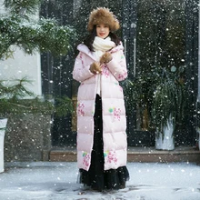 Новинка года; зимняя одежда в стиле ретро; двубортный пиджак с художественным принтом