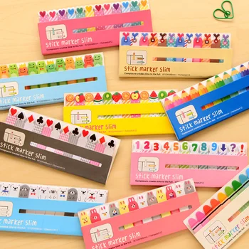 

Free Shipping Kawaii Cute Bookmark Marker Memo pad Flags Index Tab sticky notes Label Paper Stickers Notepad stationery