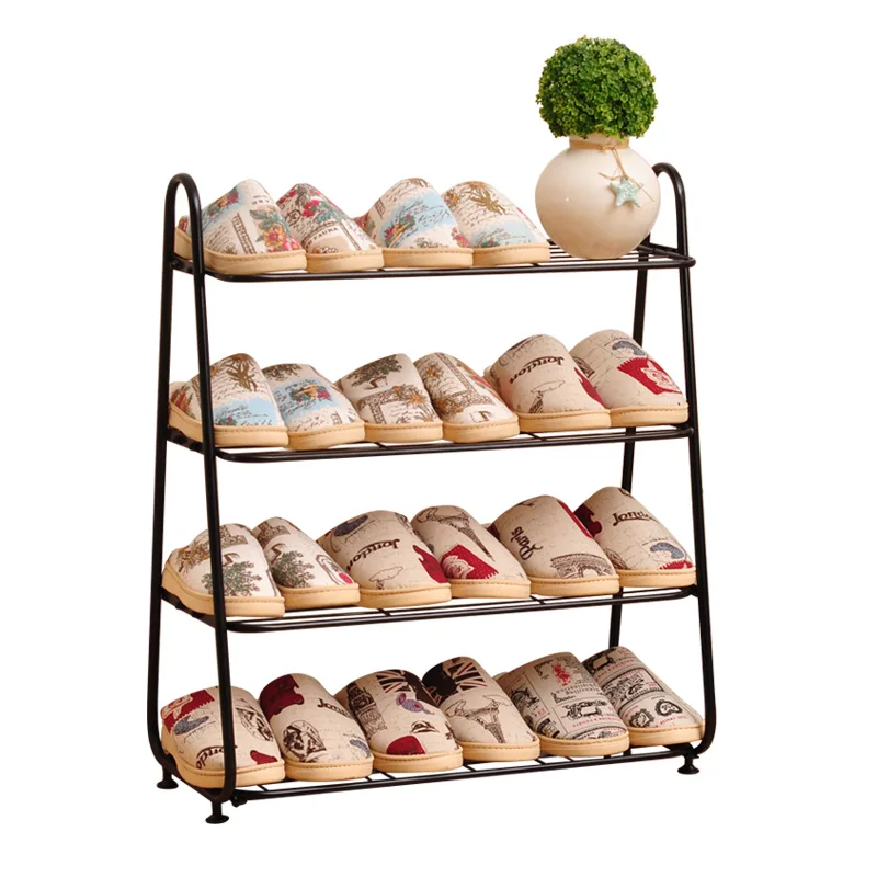 

beautiful Shoe rack gold white and black color 60cm wide