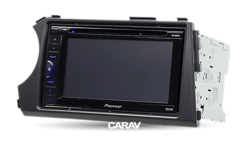 CARAV 11-136 Высокое качество радио фасции для Ssang Yong Actyon, Kyron(левое колесо) Рамка для DVD CD отделка Установка комплект