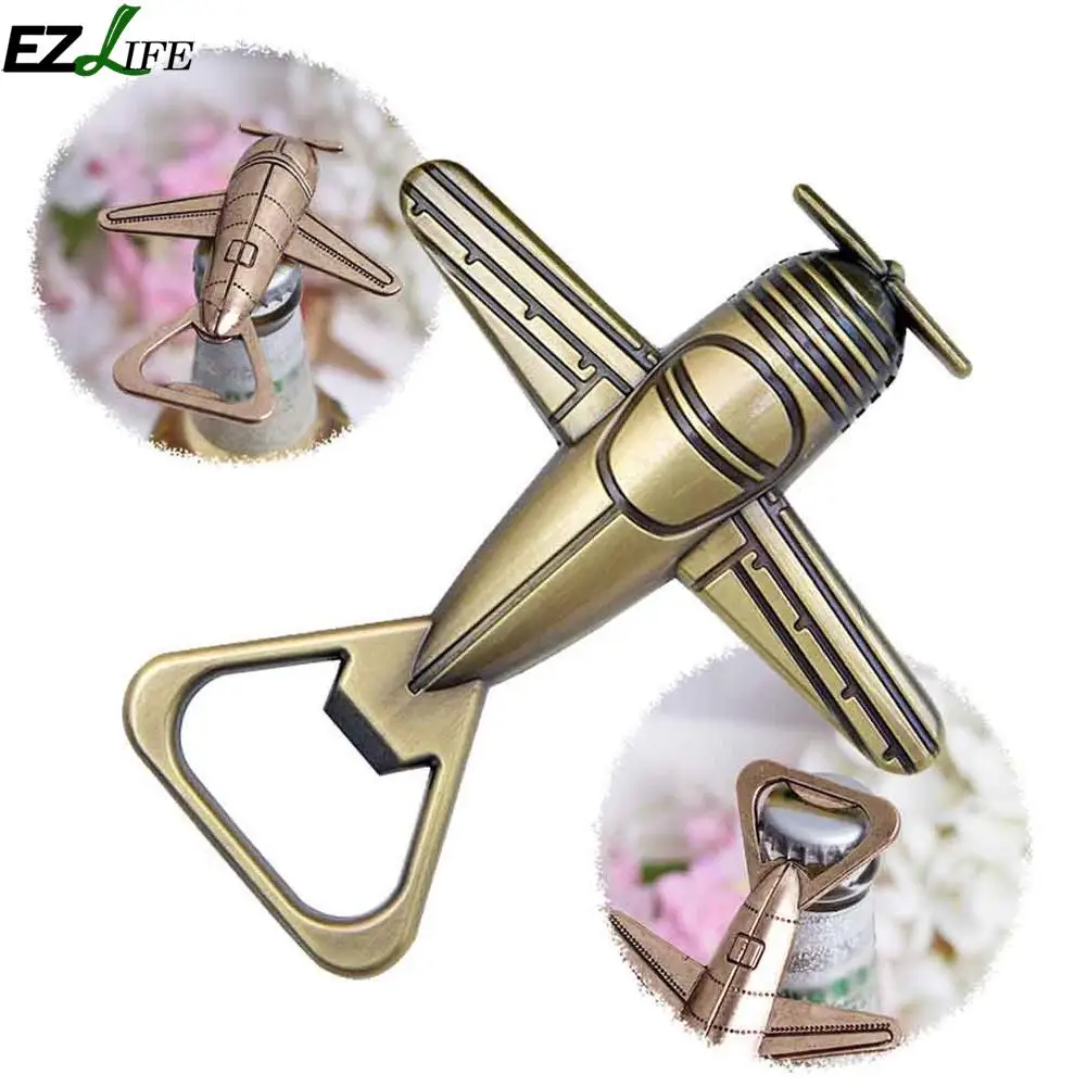 Retro Metal Aircraft Bottle Opener Helicopter Plane Flight Shaped Beer