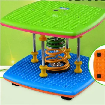 

home Colorful twist board fitness waist machine equipment with spring twister plate