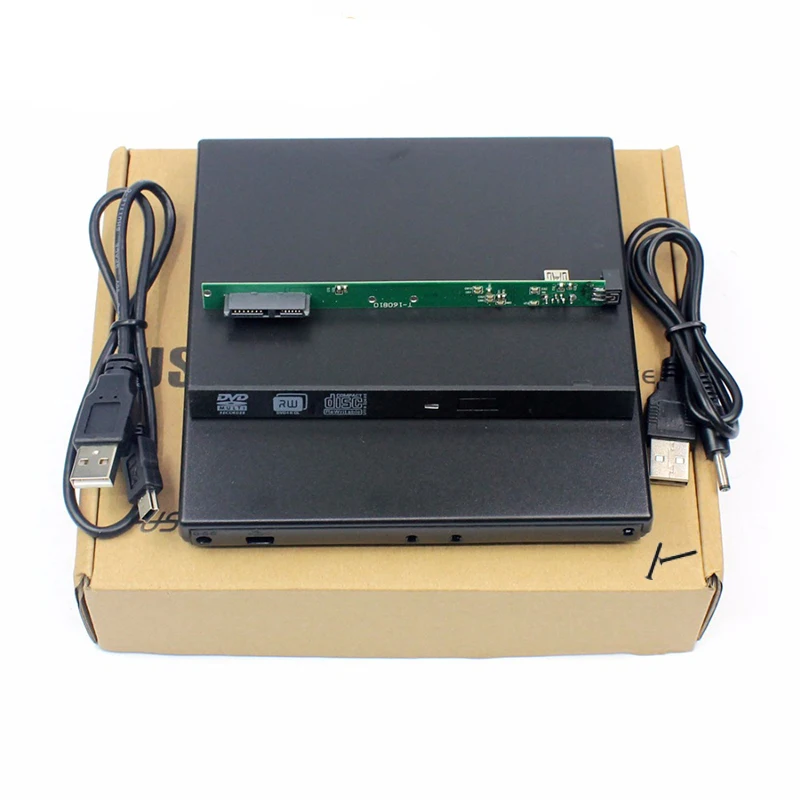 9 5 мм USB 2 0 SATA внешний диск DVD CD Rom чехол для ноутбука портативный жесткий HDD