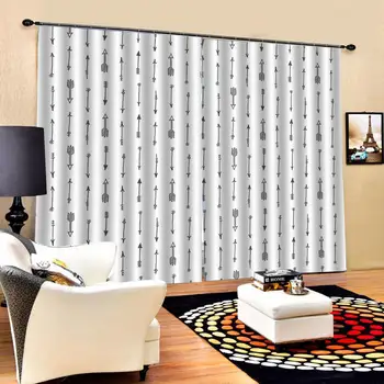 

3D Curtain Luxury Blackout Window Curtain Living Room simple Scissor curtains Blackout curtain