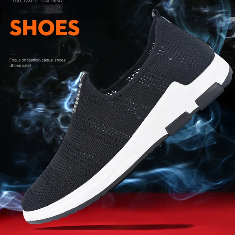 

Male Breathable Comfortable Sport Shoes Men Running Shoes Lace Up Wear-resistant Men Sneakers 2019 New Athletic Shoes