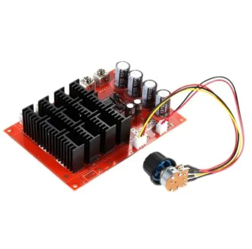 

DC 60A 10-50V Motor Speed Control PWM HHO RC Controller 3000W 48V 24V 12V MAX N
