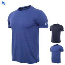 Спортивная рубашка для мужчин летние топы для бодибилдинга футболки для бега Мужская для спортзала фитнес быстрая Спортивная одежда для фитнеса спортивная одежда